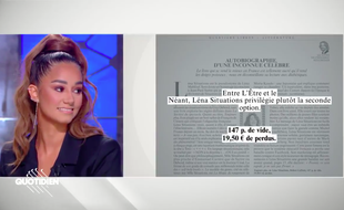 Léna Situations sur le plateau de « Quotidien »