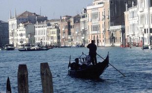 Illustration Grand canal à Venise.