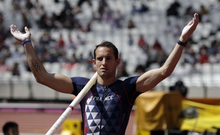 Renaud Lavillenie à Londres le 6 août 2017.