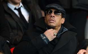 Joey Starr au Parc des Princes à Paris le 29 mars 2013.