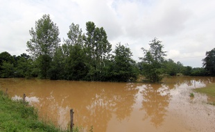 Des maisons ont été inondées par les pluies d'orage qui ont frappé l'Ille-et-Vilaine le 9 juin 2018. Ici à Piré-sur-Seiche.
