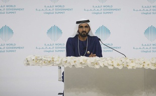 L'émir de Dubaï Mohammed ben Rashid Al Maktoum, le 12 février 2017.