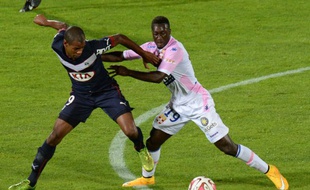 Le Bordelais Diego Rolan lors du match de Ligue 1 contre Evian TG, le 19 septembre 2014.