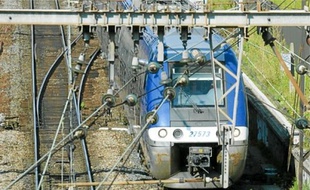 La ligne de TER Lyon-Ambérieu.