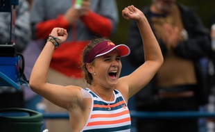 La joueuse française Clara Burel, ici lors de la demi-finale du Masters Juniors de tennis à Chengdu, en Chine.