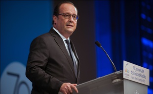 François Hollande en meeting.