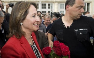 Ségolène Royal à La Rochelle, le 17 juin 2012, au soir du second tour des législatives.