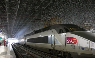 Travaux à la gare Saint-Jean de Bordeaux le 28 janvier 2016