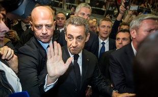 Nicolas Sarkozy en meeting à Lambersart.