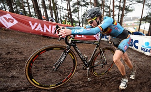 La Belge Femke Van Den Driessche aux Mondiaux de cyclocross le 30 janvier 2016.