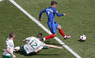 Antoine Griezmann a désossé l'Irlande à lui tout seul en huitièmes de finale.