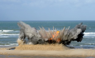 Neutralisation de munitions dans le Pas-de-Calais.