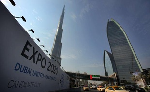 La ville de Dubaï, alors candidate pour accueillir l'Exposition universelle de 2020.