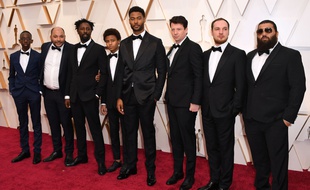 L'équipe du film "Les Misérables" lors de la cérémonie des Oscars, le 9 février 20209.