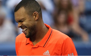 Jo-Wilfried Tsonga, a perdu son quart de finale de l'US Open 2015 contre Marin Cilic en cinq sets.
