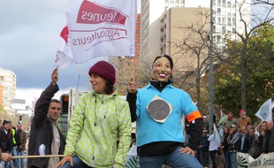 Manifestation des agriculteurs à Toulouse, le 5 novembre 2014.