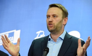 Le numéro un de l'opposition Alexeï Navalny, le 22 avril 2015 à Moscou