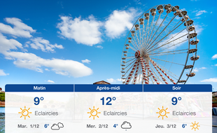 Météo Toulouse: Prévisions du lundi 30 novembre 2020