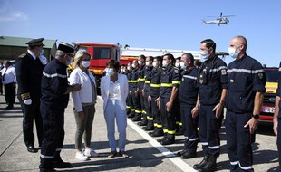 La ministre des Mers Annick Girardin et la ministre de la Transition écologique, Barbara Pompili, ont fait le déplacement en Corse pour l'occasion