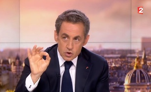 Nicolas Sarkozy au 20H de France 2 le 21 septembre 2014