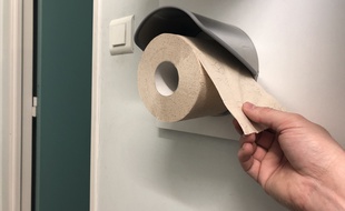 Papier toilette en briques alimentaires recyclées Grazie Natural de Lucart.