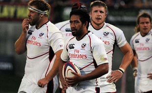 L'équipe de rugby des Etats-Unis, le 13 août dernier face au Canada, à Glendale