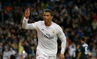 Cristiano Ronaldo célèbre un but contre Séville le 20 mars 2016.
