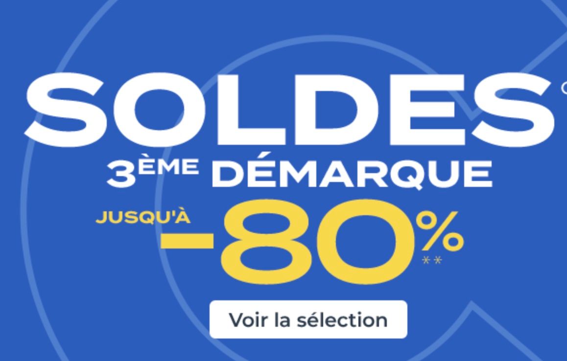 Soldes Cdiscount 80 de reduction pour la 3e demarque