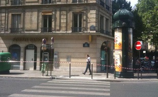 La banque Fortis, 106 rue Monge, victime d'un braquage le 18 août.
