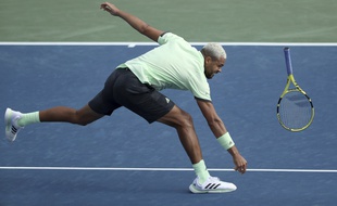 Jo-Wilfried Tsonga a perdu dès le premier tour de l'US Open, malgré deux sets d'avance, le 27 août 2019.