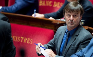 Le ministre de la transition écologique et solidaire Nicolas Hulot, le 31 octobre 2017 à l'Assemblée nationale à Paris