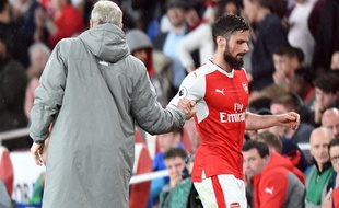 A Arsenal, Olivier Giroud est remplaçant à tous les matchs de championnat depuis le début de saison.