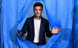 Volodymyr Zelensky, nouveau président de l'Ukraine.