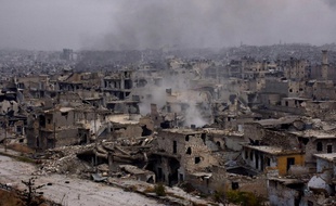 Le quartier de Chaar, à Alep-Est, le 5 décembre 2016