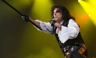 Le chanteur Alice Cooper sur scène en Suède à Göteborg en juillet dernier