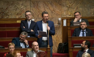 Le député Matthieu Orphelin à l'Assemblée.