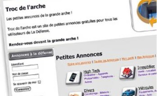 Le site propose annonces et services.