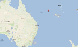 Google Maps de Sandy Island.