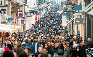 La rue Sainte-Catherine, à Bordeaux