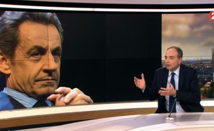 L'ancien président de l'UMP, Jean-François Copé, sur le plateau du 20H de France 2, le 14 février 2016