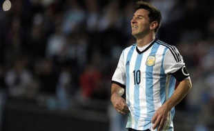Lionel Messi lors d'un match amical avec l'Argentine, le 7 juin 2014.