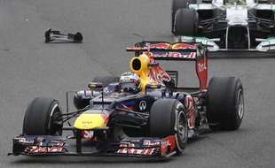 Sebastien Vettel sur le circuit d'Interlagos, le 25 novembre 2012