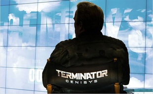 Arnold Schwarzenegger sur le tournage Terminator Genysis