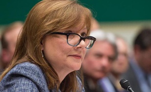 Le PDG de General Motors Mary Barra à Washington le 1er avril 2014