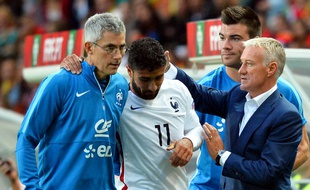 Franck Le Gall (à gauche) est aussi le médecin de l'équipe de France