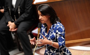 La ministre de l'Egalité des Territoires et du Logement Cécile Duflot à l'Assemblée nationale, le 17 juillet 2012.