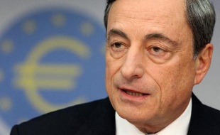 Mario Draghi, le président de la BCE, à Francfort le 6 novembre 2014