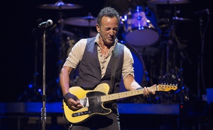 L'artiste Bruce Springsteen en concert à Perth en Australie