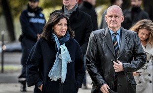 Anne Hidalgo et Christophe Girard à Paris, le 4 octobre 2019.