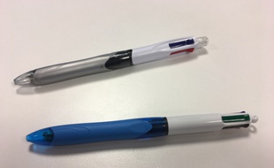 Les Bic quatre couleurs de 2017 (dont un sans vert)